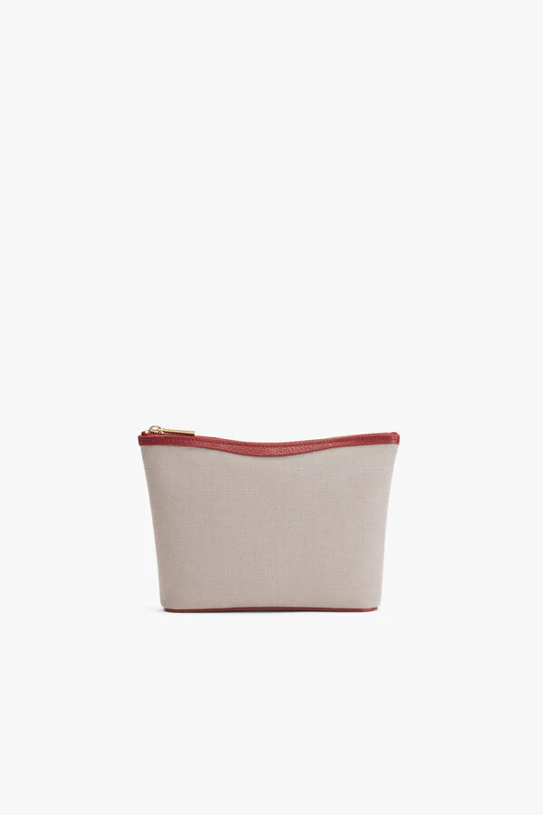 Small Canvas Zipper Pouch - Image 4