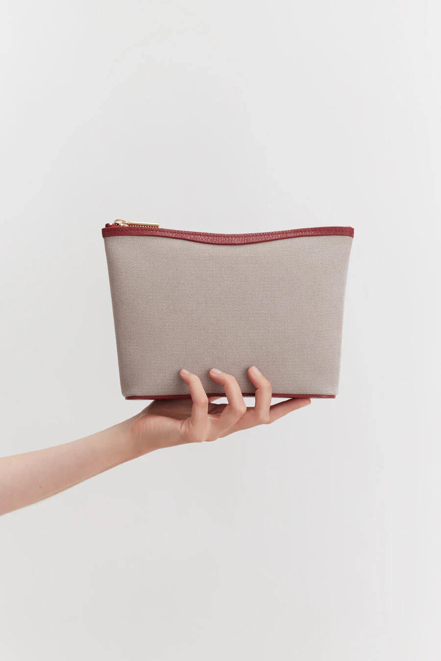 Small Canvas Zipper Pouch - Image 5