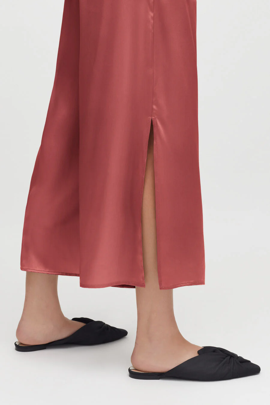 Washable Charmeuse Cropped Wide-Leg Pant - Image 12