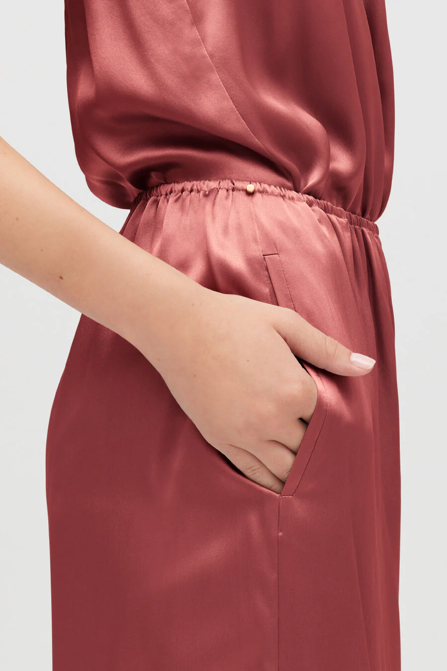 Washable Charmeuse Cropped Wide-Leg Pant - Image 13