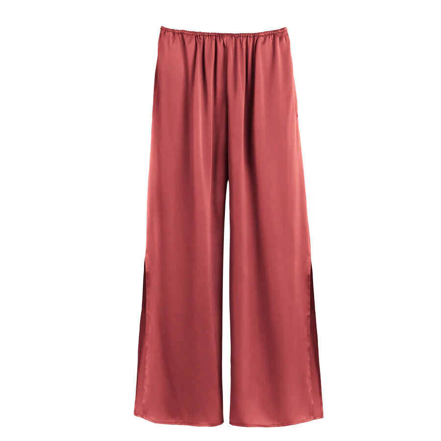 Washable Charmeuse Cropped Wide-Leg Pant - Image 15