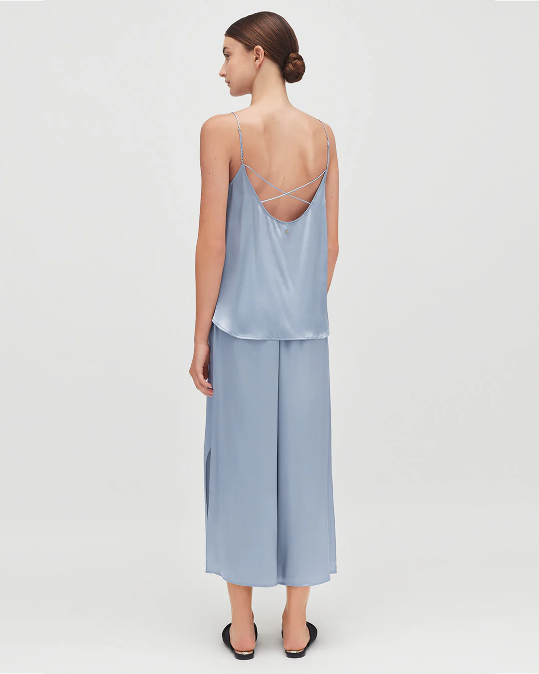 Washable Charmeuse Cropped Wide-Leg Pant - Image 20