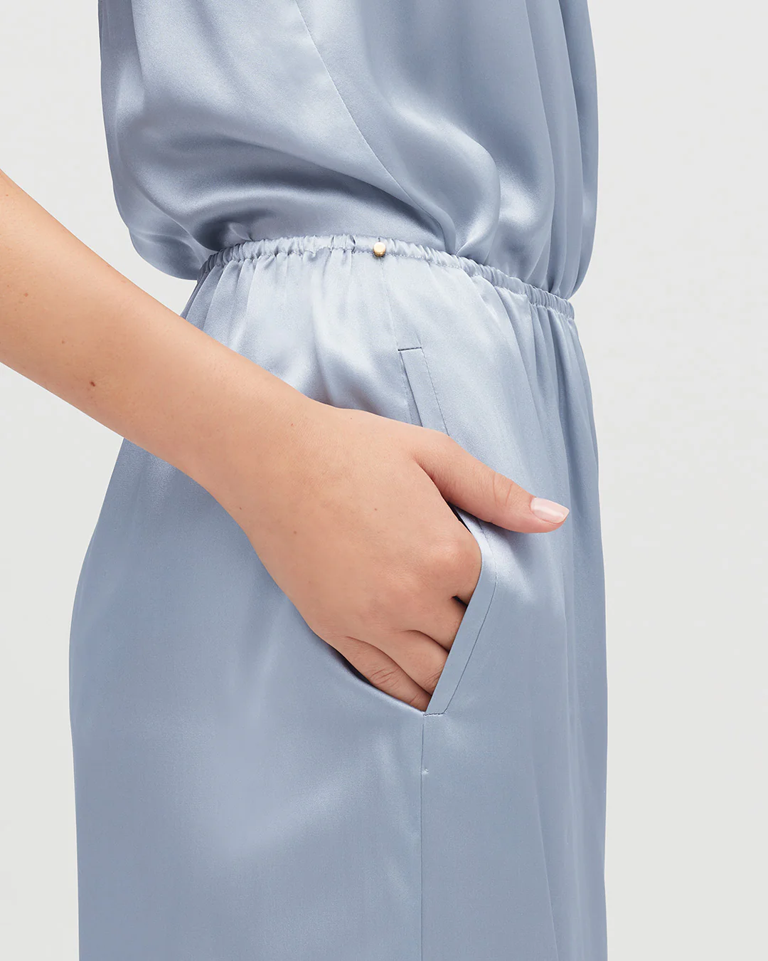 Washable Charmeuse Cropped Wide-Leg Pant - Image 22