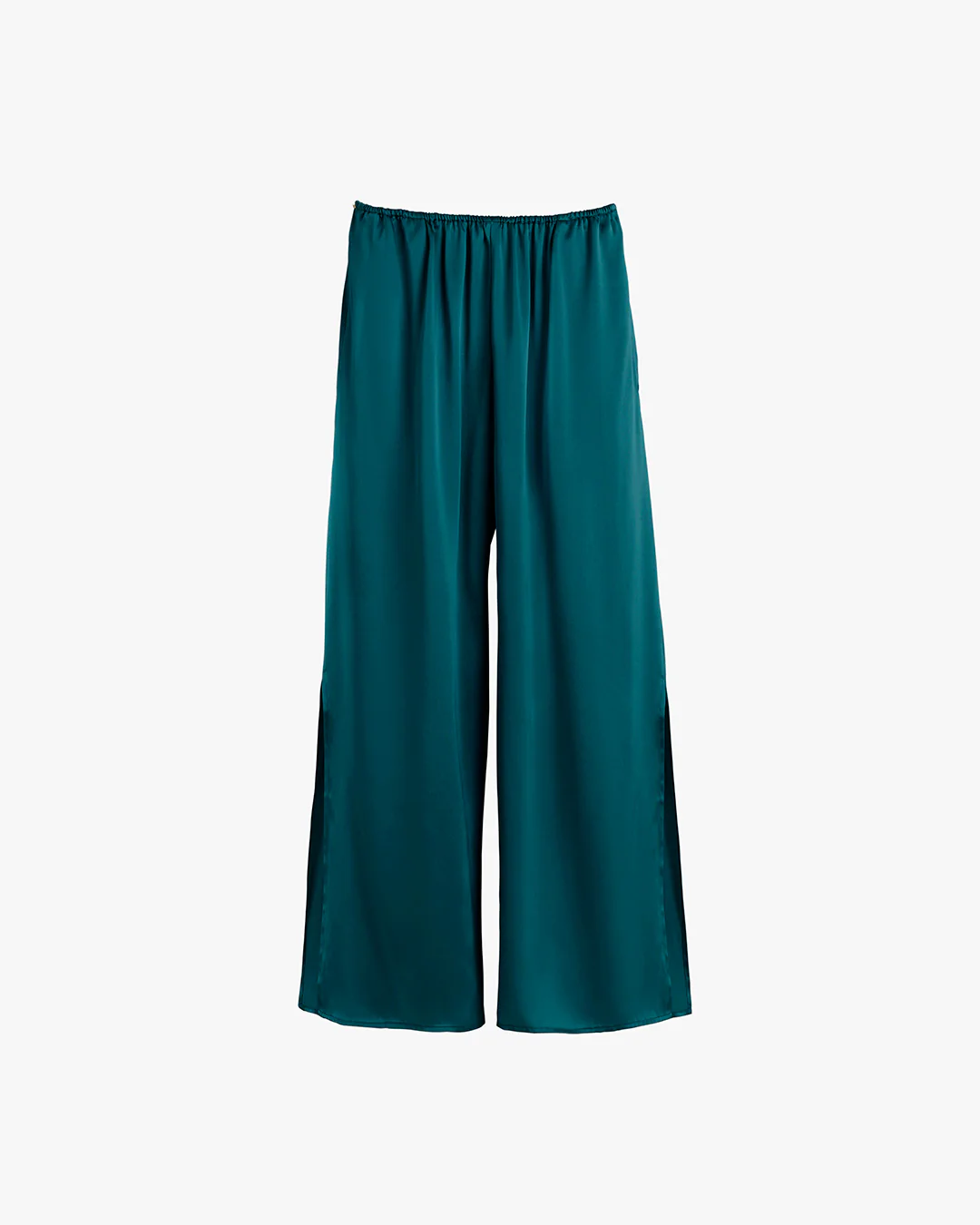 Washable Charmeuse Cropped Wide-Leg Pant - Image 31