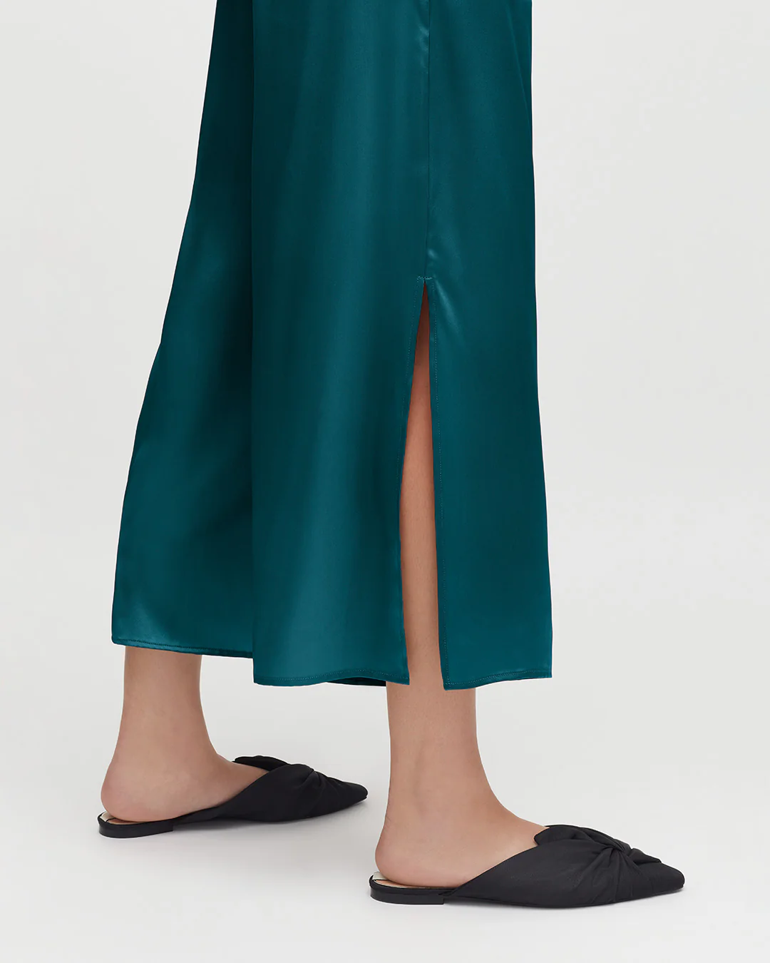 Washable Charmeuse Cropped Wide-Leg Pant - Image 35