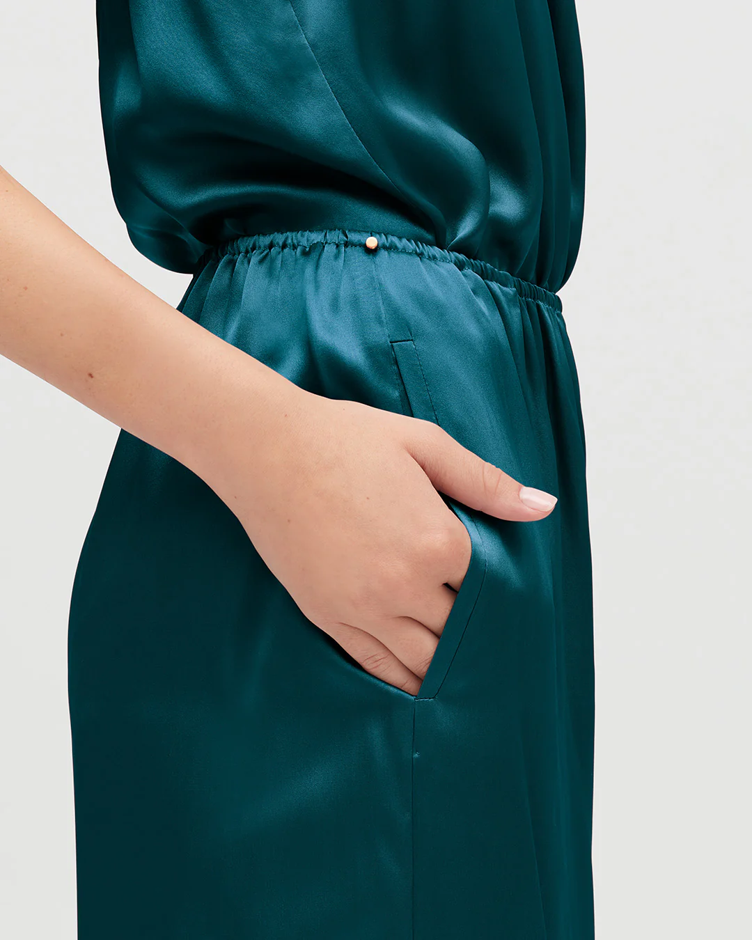 Washable Charmeuse Cropped Wide-Leg Pant - Image 36