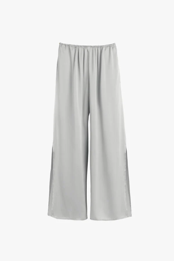 Washable Charmeuse Cropped Wide-Leg Pant - Image 5