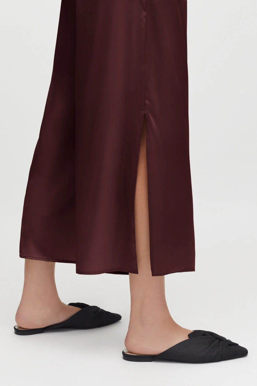 Washable Charmeuse Cropped Wide-Leg Pant - Image 8