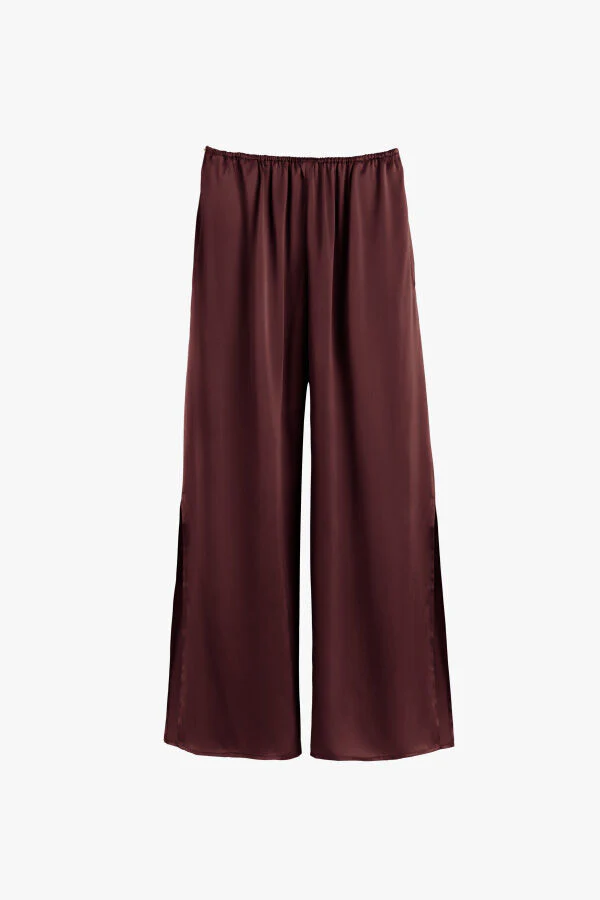 Washable Charmeuse Cropped Wide-Leg Pant - Image 9