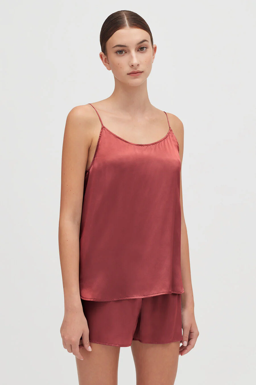 Washable Charmeuse Cross-Back Cami - Image 10