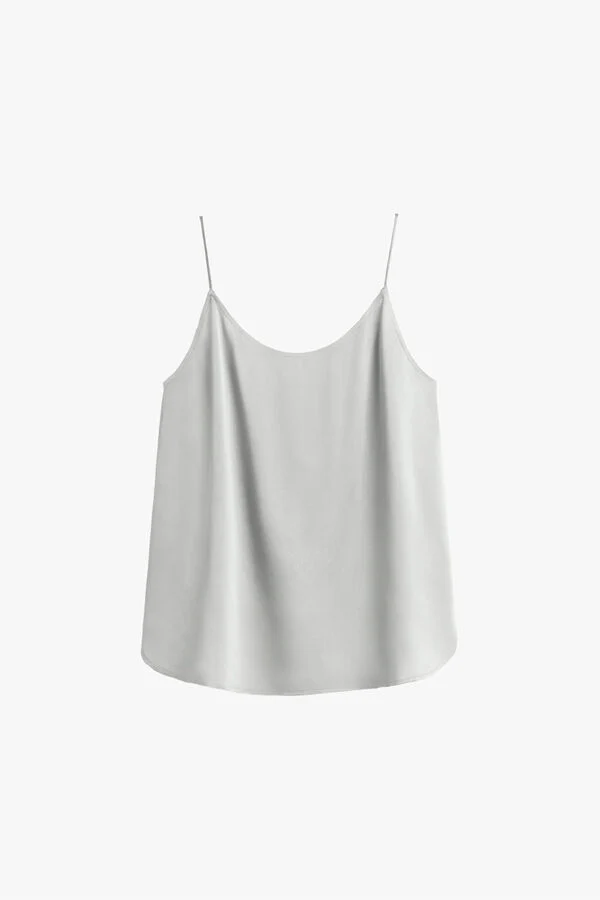 Washable Charmeuse Cross-Back Cami - Image 5