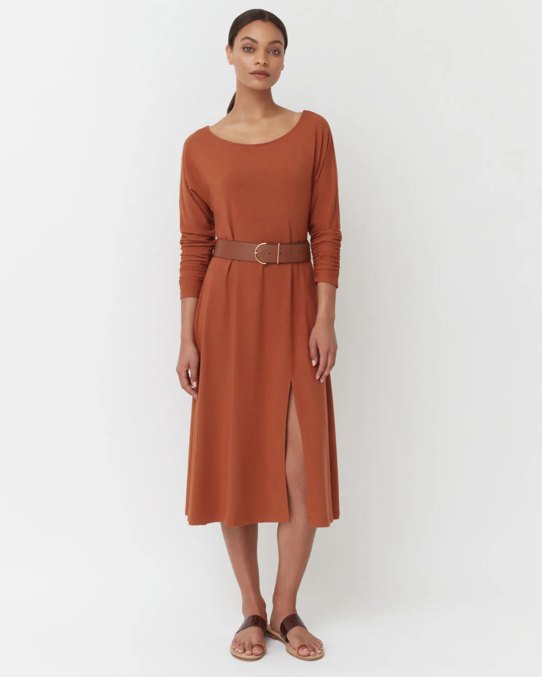 Wide Leather Belt - Image 6