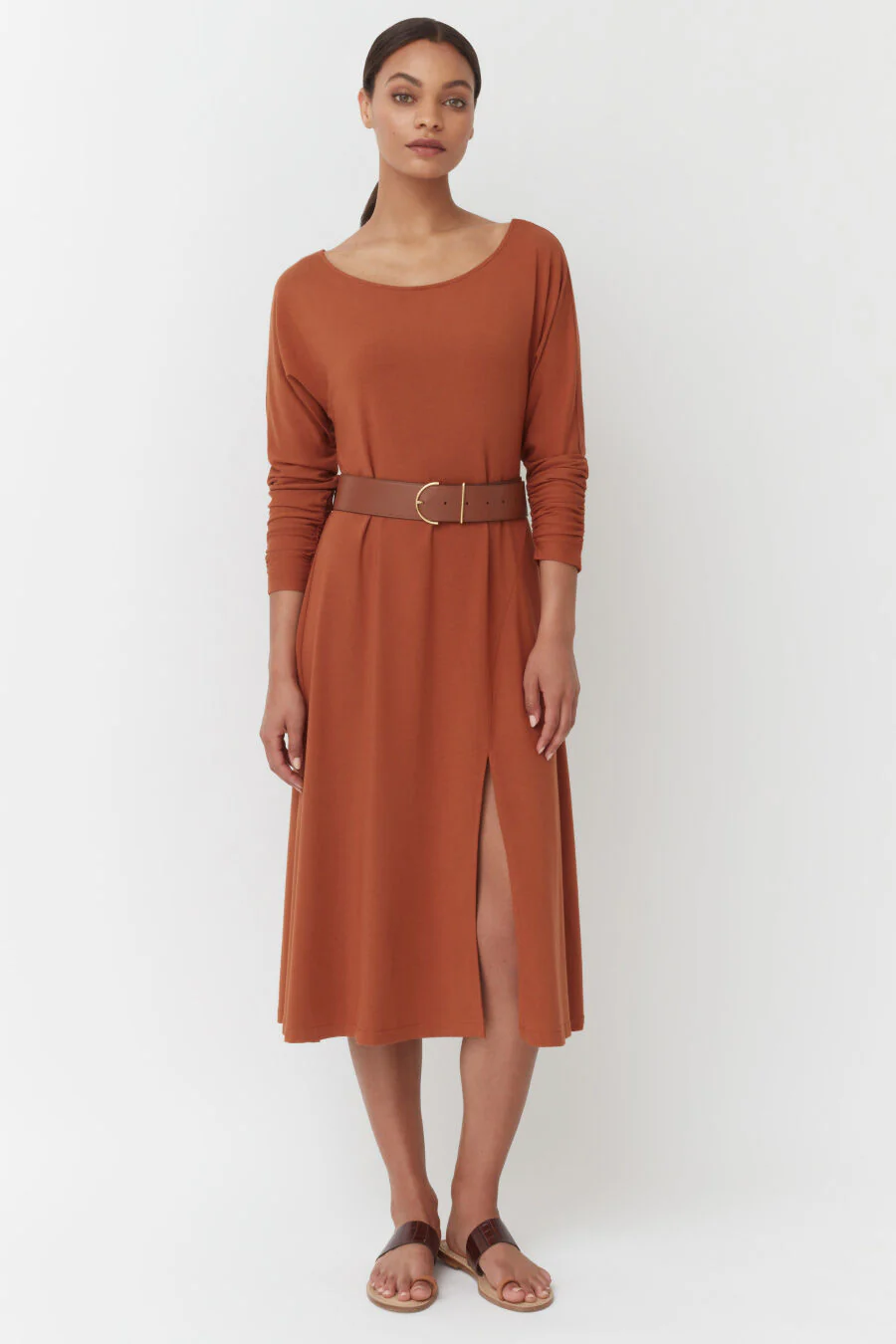 Wide Leather Belt - Image 8